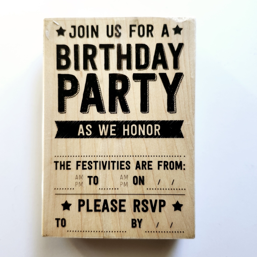 Hampton Art Invitation Stamp